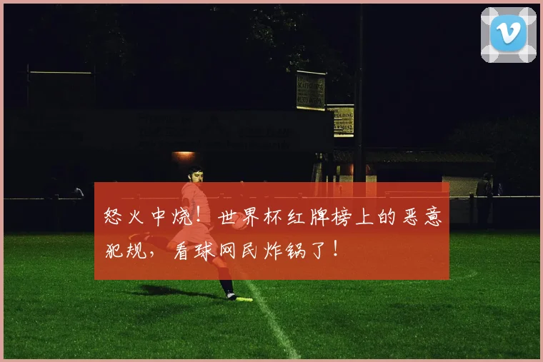 怒火中烧！世界杯红牌榜上的恶意犯规，看球网民炸锅了！